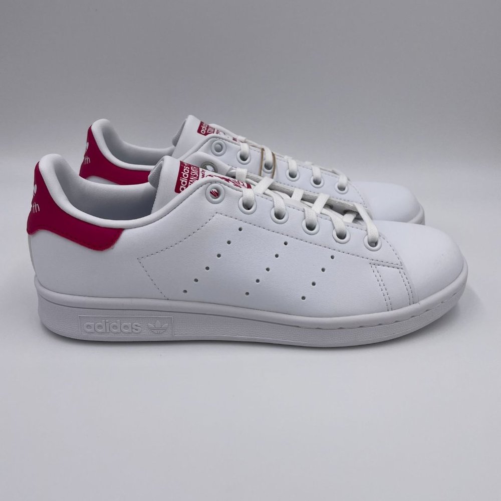 adidas Stan Smith White / Pink Womens Shoes